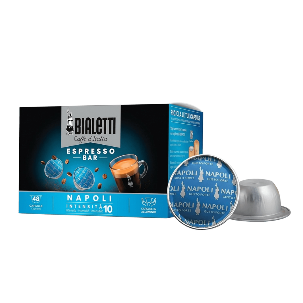 Capsule caffè Bialetti miscela Napoli compatibile con macchine Bialetti da 48 pz