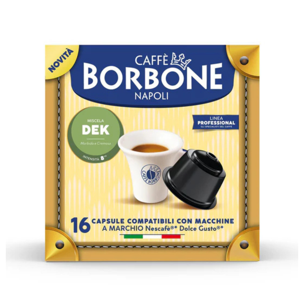 Capsule caffè Deca Borbone compatibili Dolce Gusto da 16 pz