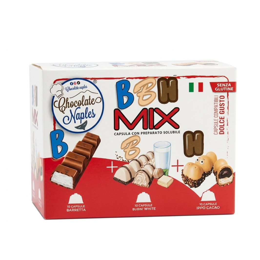 Chocolate Naples BBH Mix capsule compatibili Dolce Gusto