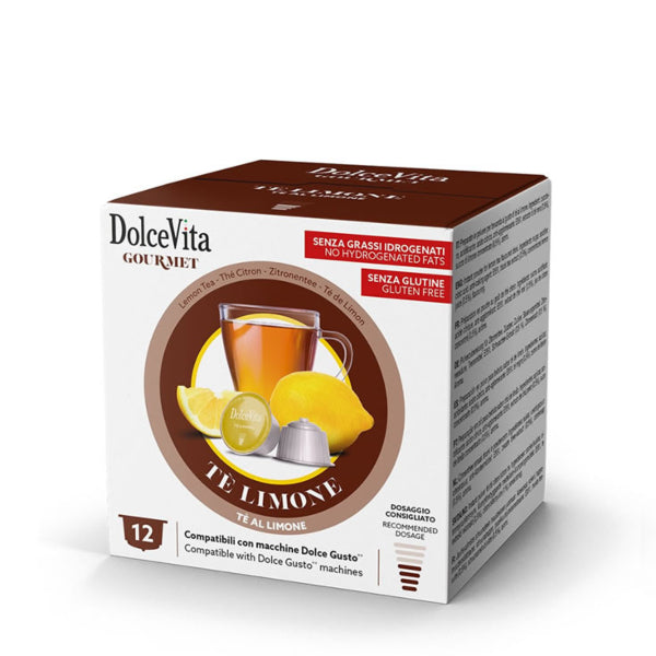 DolceVita capsule the al limone compatibili Dolce Gusto da 12 pz