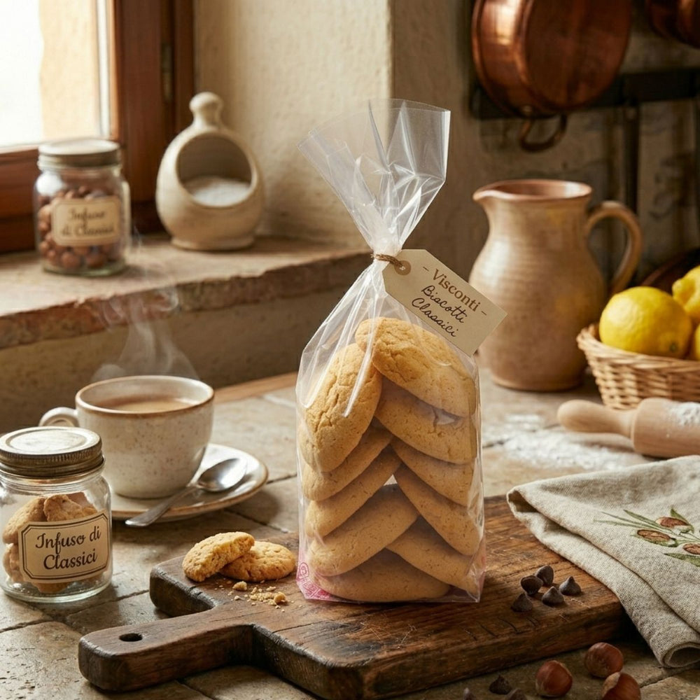 Biscotti artigianali classici ambientati
