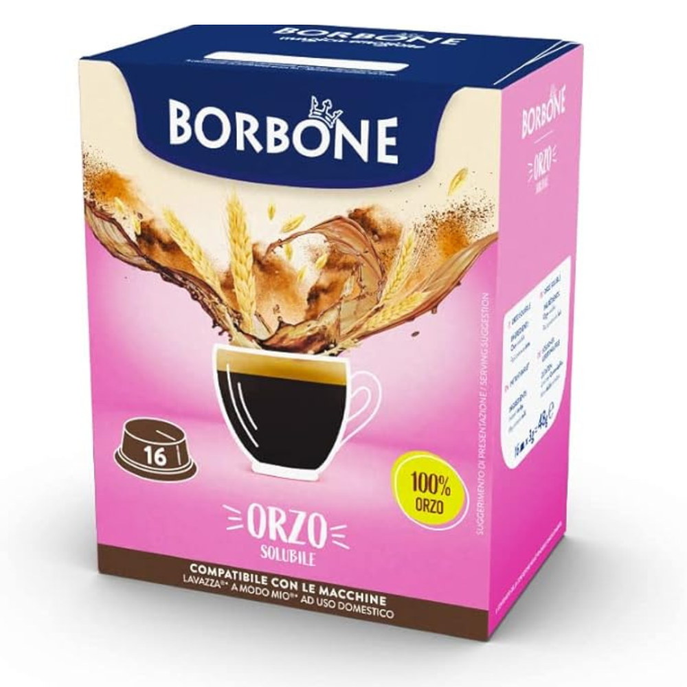 Borbone capsule orzo compatibili A Modo Mio 16 pz