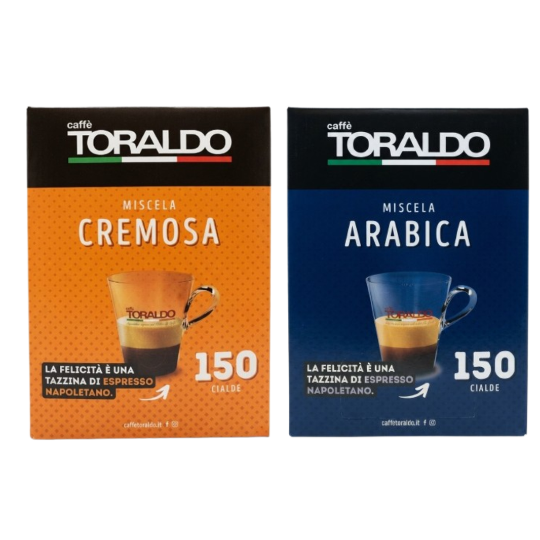 Caffè Toraldo – Cartone da 150 Cialde ESE 44 mm