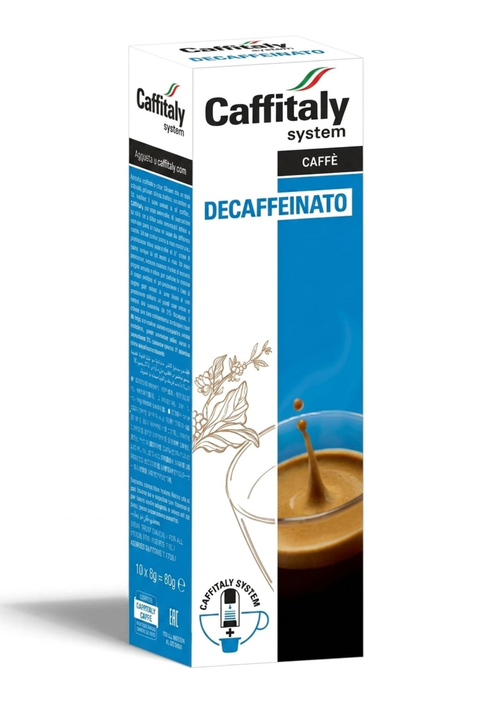 Caffitaly Decaffeinato – 10 Capsule Monodose Compatibili Sistema Caffitaly