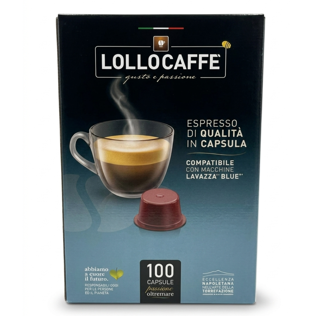 Capsule Caffè Decaffeinato Compatibili con sistema Lavazza Blue – Confezione da 100