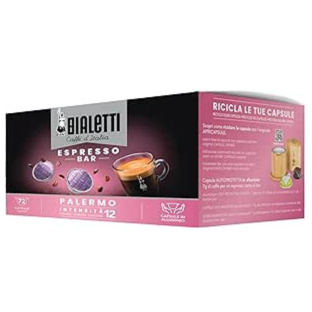 Capsule caffè Bialetti miscela Palermo compatibili con macchine Bialetti 