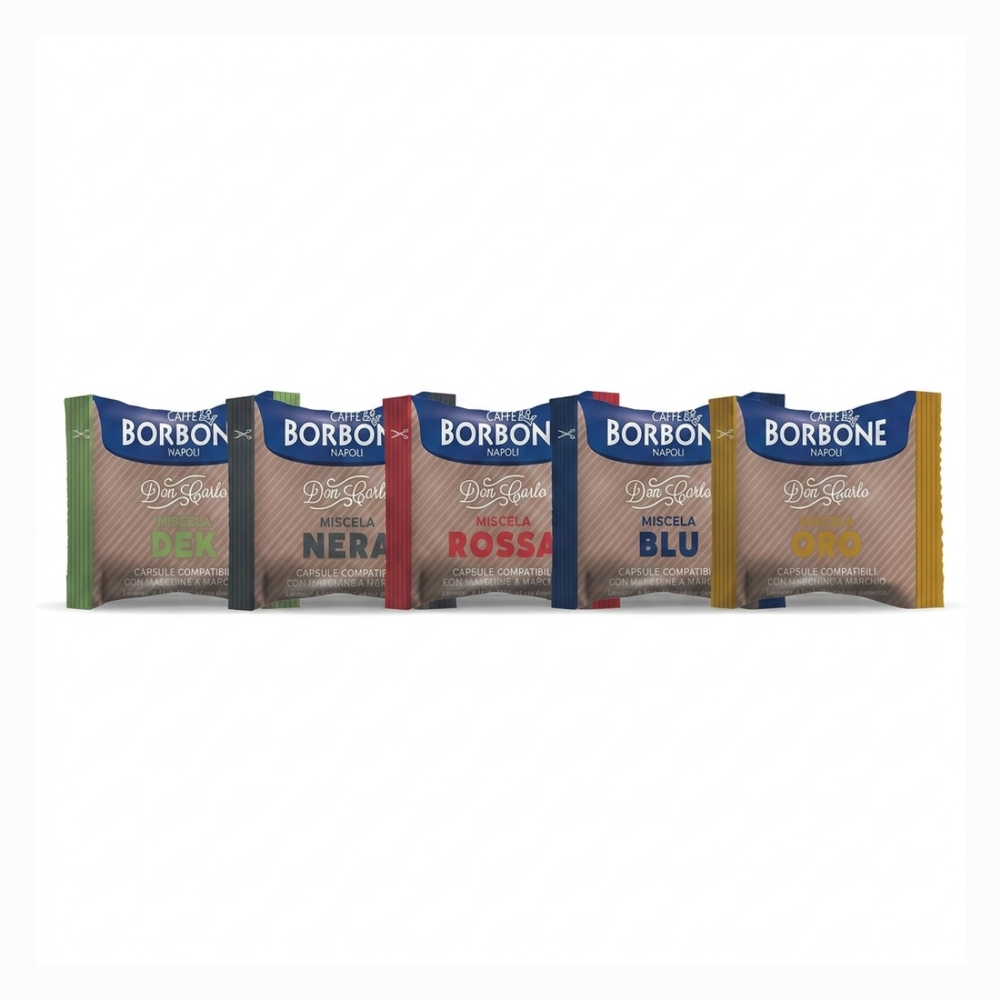 Capsule caffè Borbone Don Carlo compatibili A Modo Mio da 50 pz