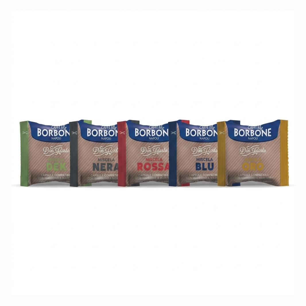 Capsule caffè Borbone Don Carlo compatibili A Modo Mio da 50 pz