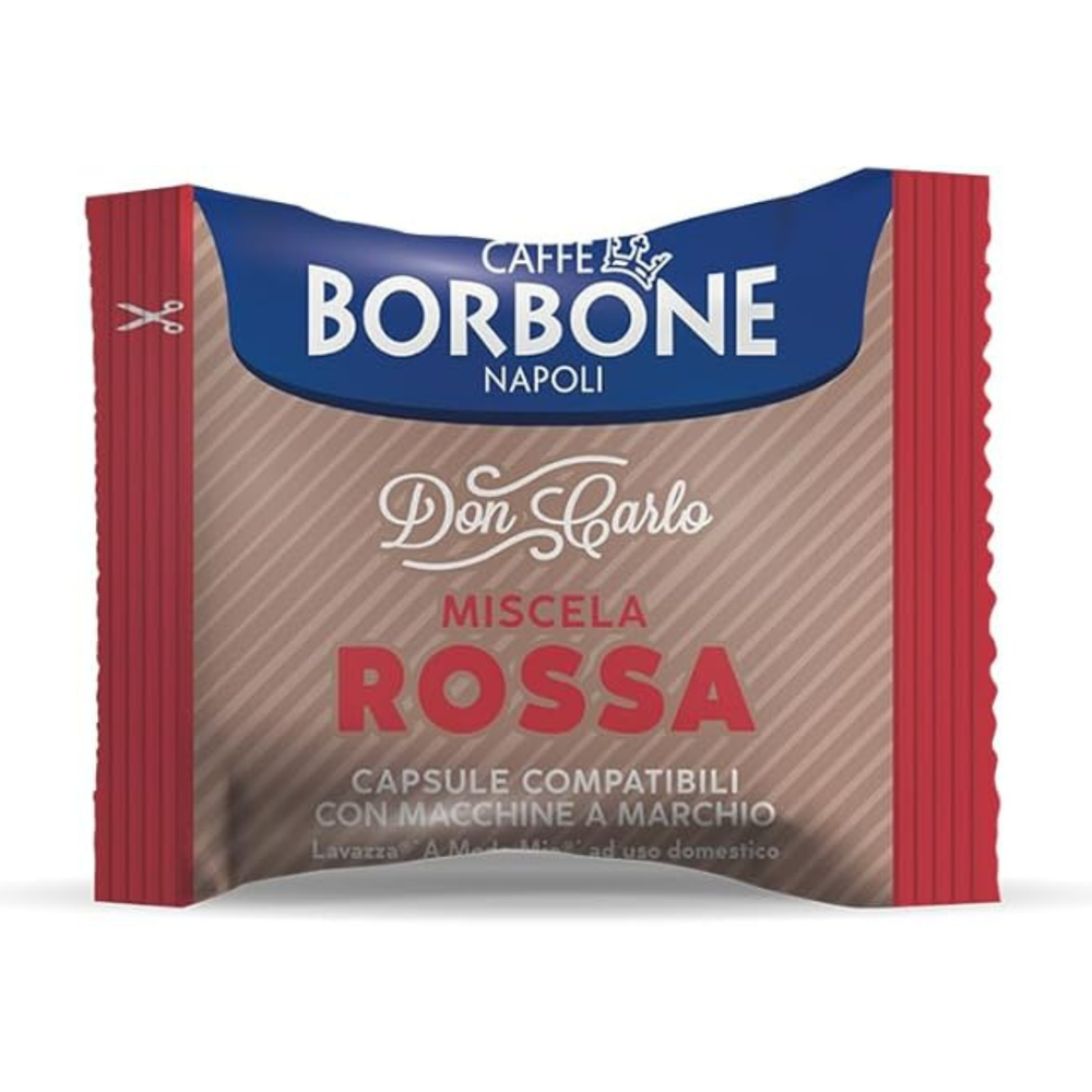 Capsule caffè Borbone Don Carlo miscela rossa da 50 pz