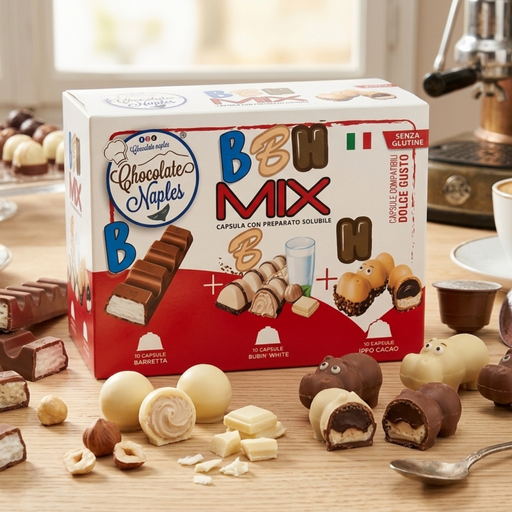 Chocolate Naples BBH Mix capsule compatibili Dolce Gusto - IMMAGINE AMBIENTATA