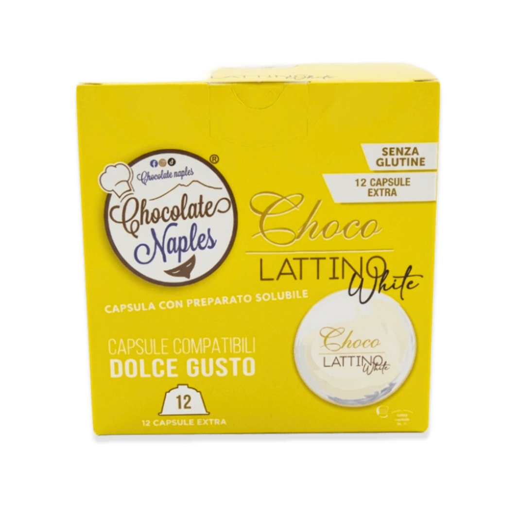 Chocolate Naples Choco LATTINO White capsule compatibili Dolce Gusto