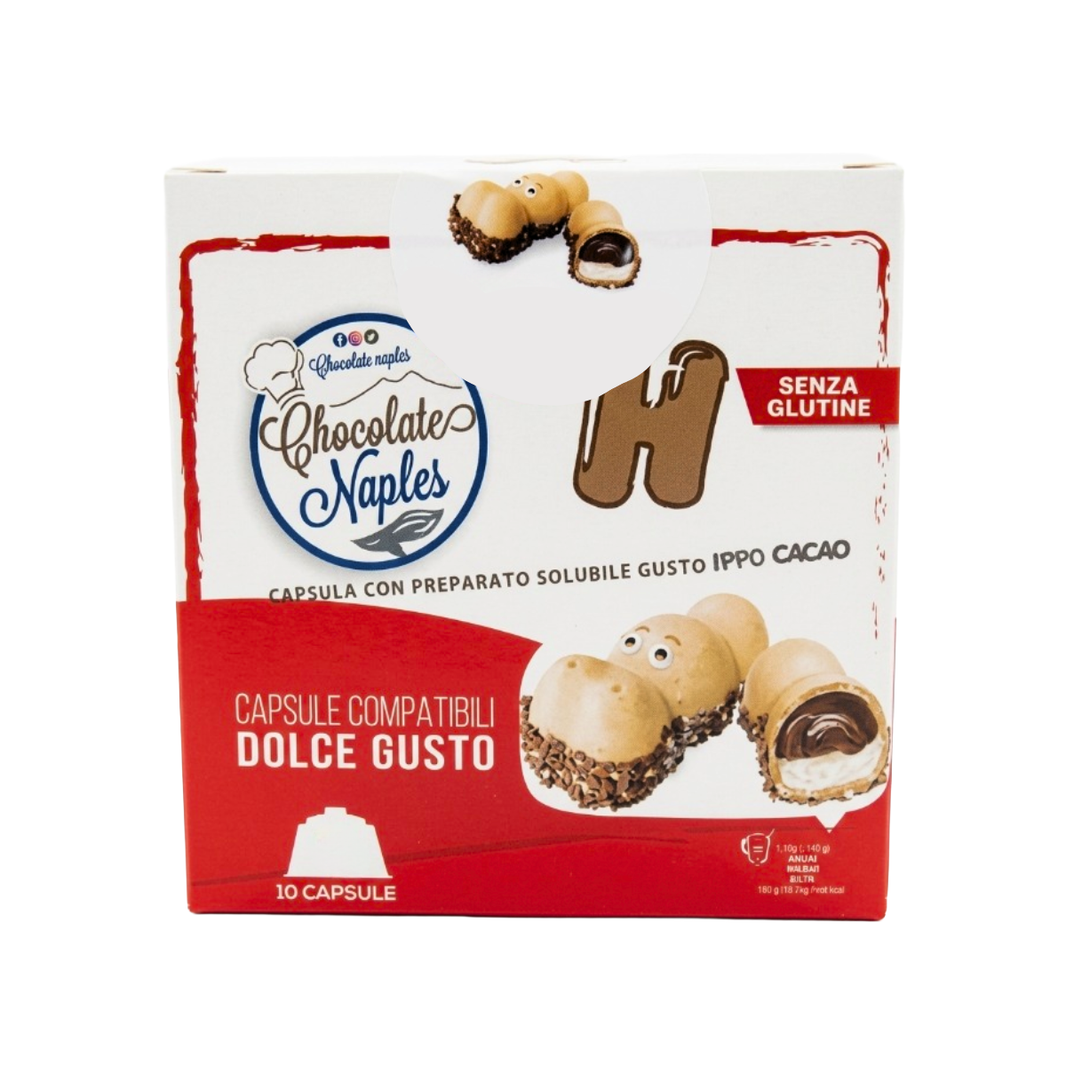 Chocolate Naples Ippo cacao capsule compatibili Dolce Gusto