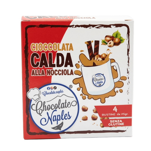 Chocolate Naples cioccolata calda alla nocciola da 4 bustine
