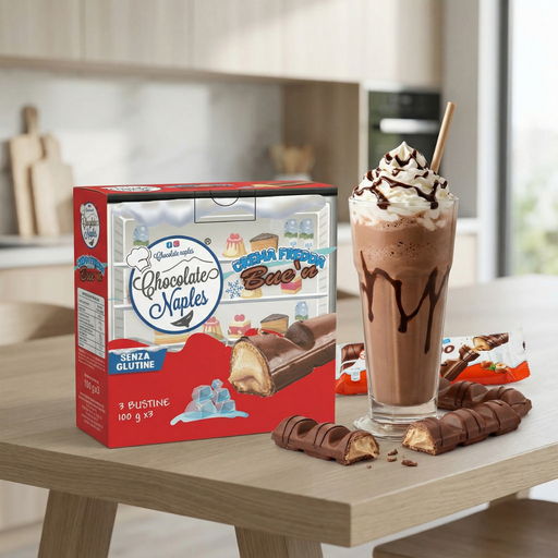 Chocolate Naples crema fredda Bue'n da 3 bustine immagine ambientata