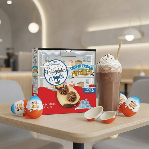 Chocolate Naples crema fredda Merendhero da 3 bustine immagine ambientata