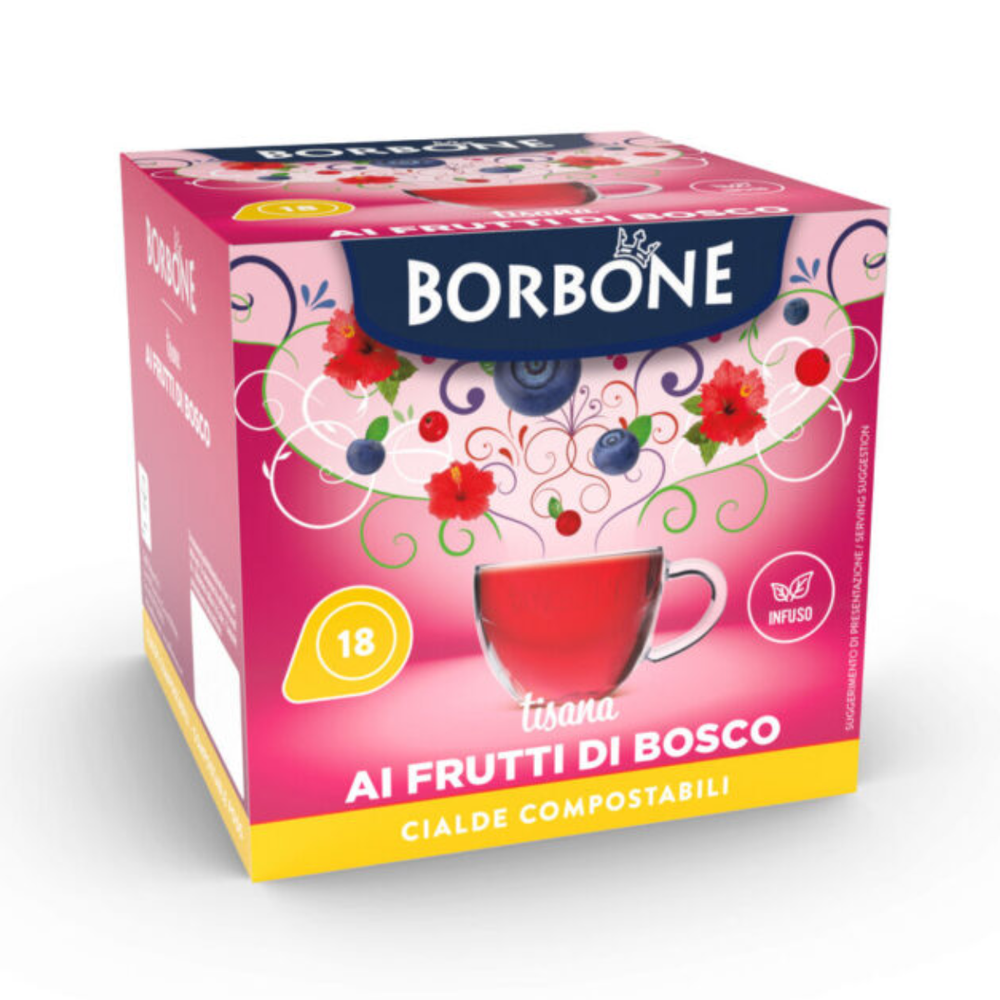 Cialde Borbone Frutti di Bosco compatibili da 18 pz