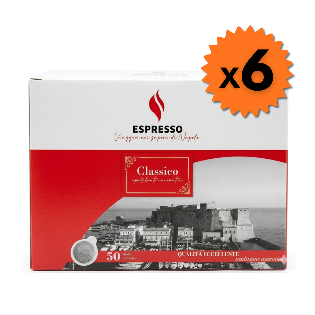 Cialde Espresso Italiano miscela Classica 6x50 pz