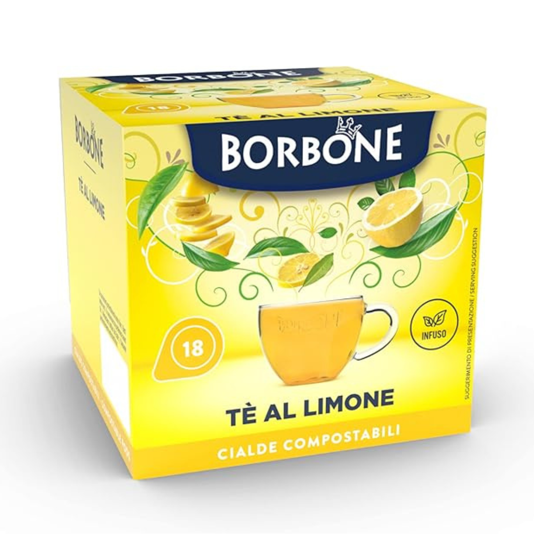 Cialde the al limone Borbone compatibili da 18 pz