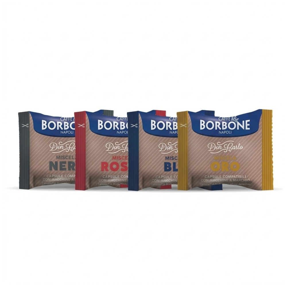 Capsule caffè Borbone Don Carlo compatibili A Modo Mio da 100 pz