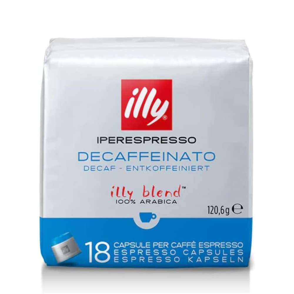 Confezione delle capsule caffè deca illy da 18 pz