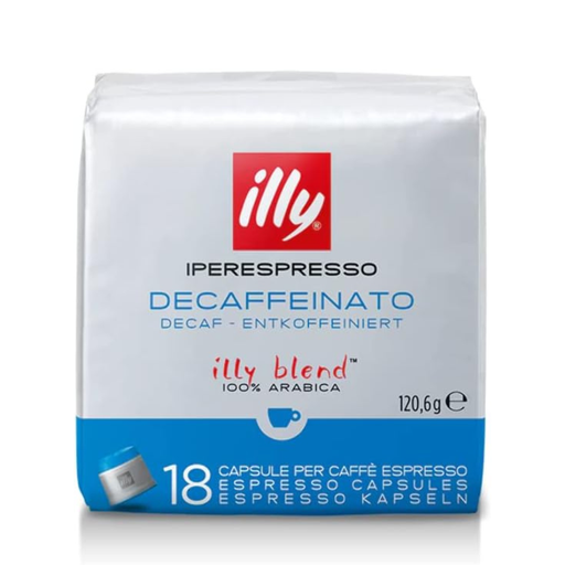 Confezione delle capsule caffè deca illy da 18 pz