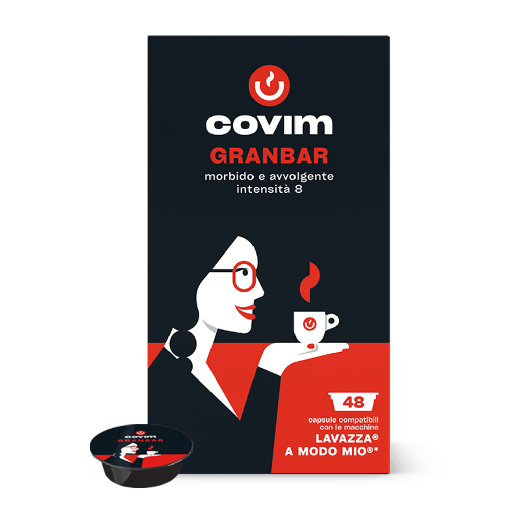 Covim capsule caffè Granbar compatibili A Modo Mio