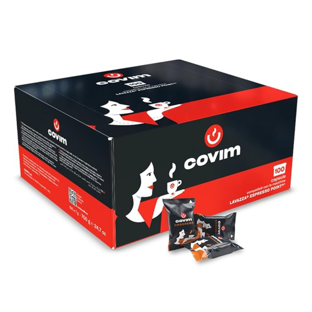 Covim capsule caffè Orocrema compatibili Espresso Point da 100 pz