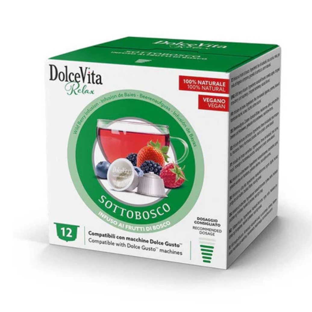 DolceVita infuso ai frutti di bosco compatibili Nespresso da 10 pz