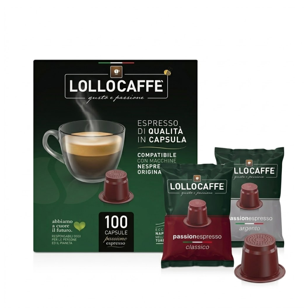 Lollo Caffè capsule compatibili Nespresso da 100 pz