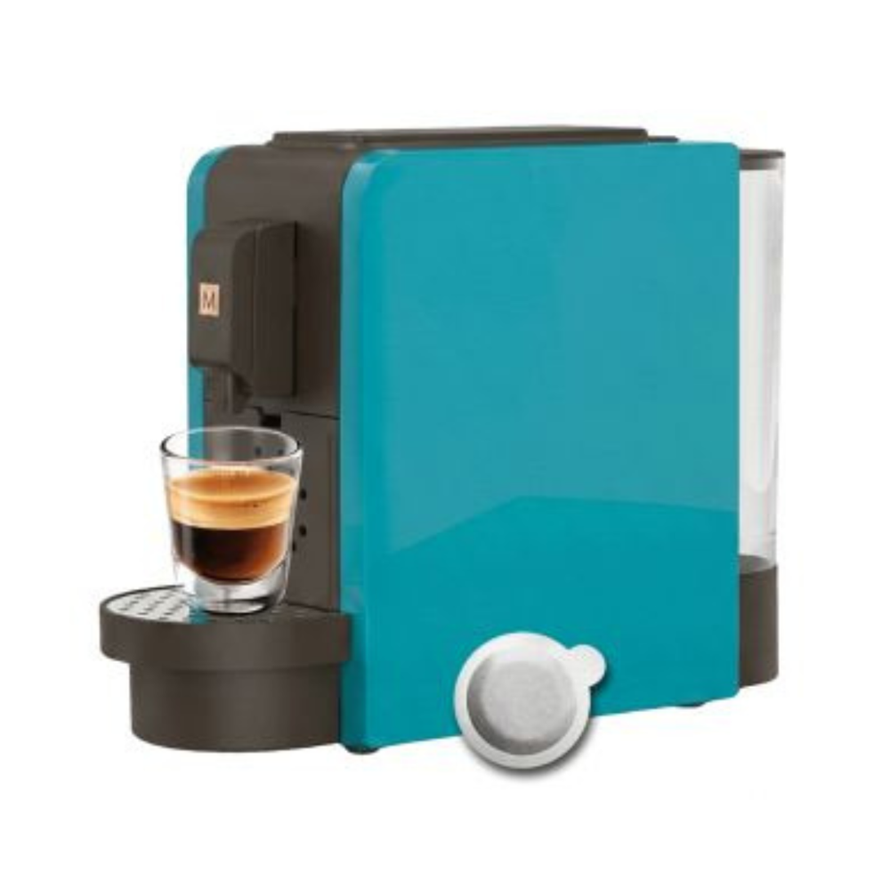 Macchina a cialde Materika Flow System azzurra