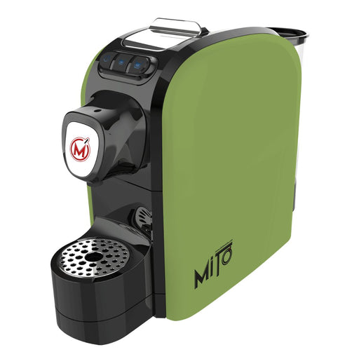 Macchina del caffè a cialde Mito verde e gesso