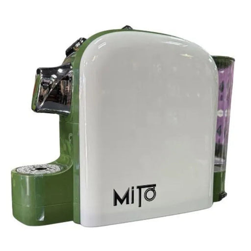 Macchina del caffè a cialde Mito verde e gesso di lalto