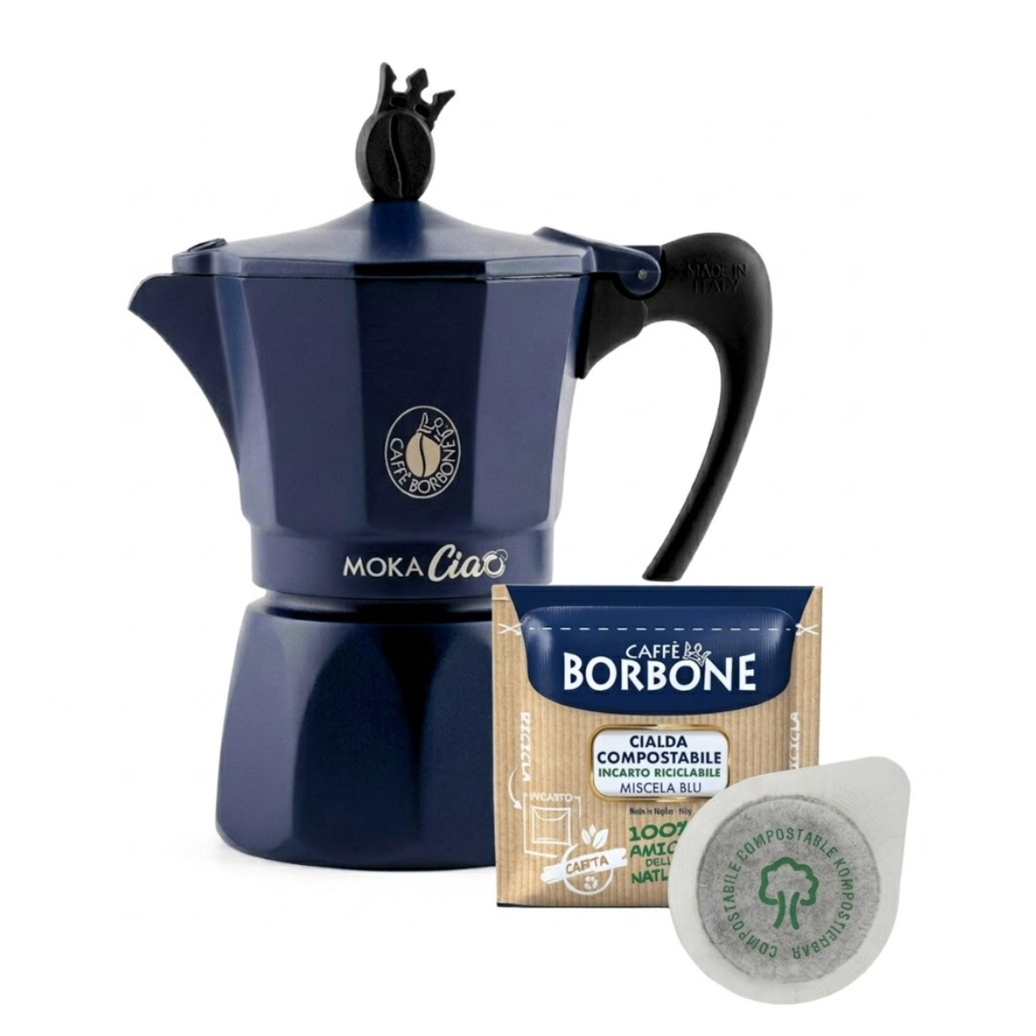 Moka Ciao Borbone a cialde + 15 cialde compostabili
