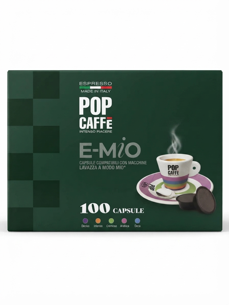 Pop Caffè Capsule Compatibili Lavazza A Modo Mio® – Confezione da 100 Capsule