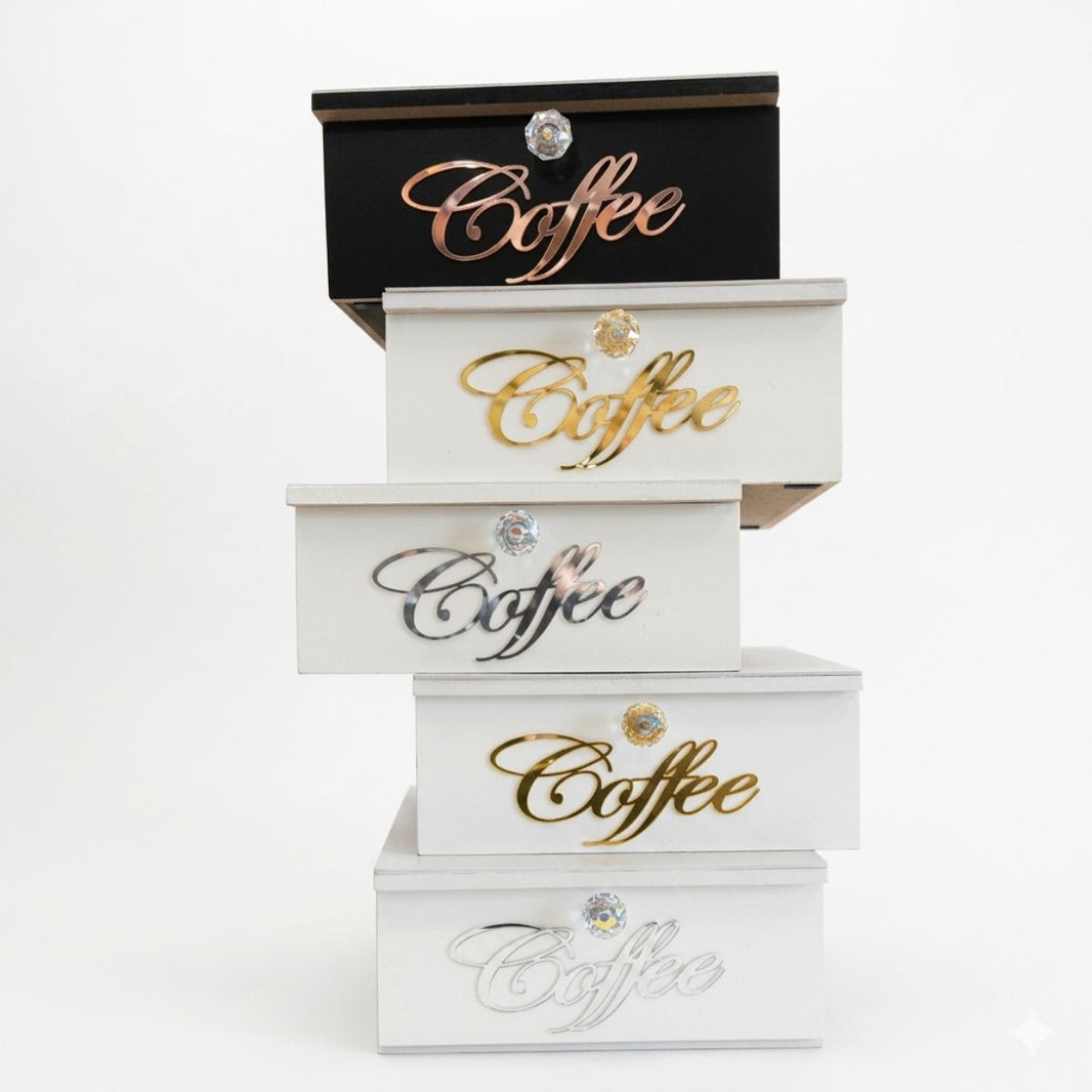 Porta cialde caffè con 4 scomparti