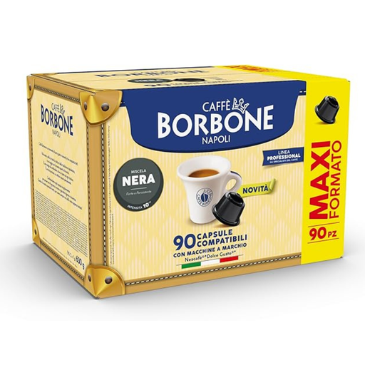 Scatola capsule caffè Borbone compatibili con Dolce Gusto® miscela nera 90 pz