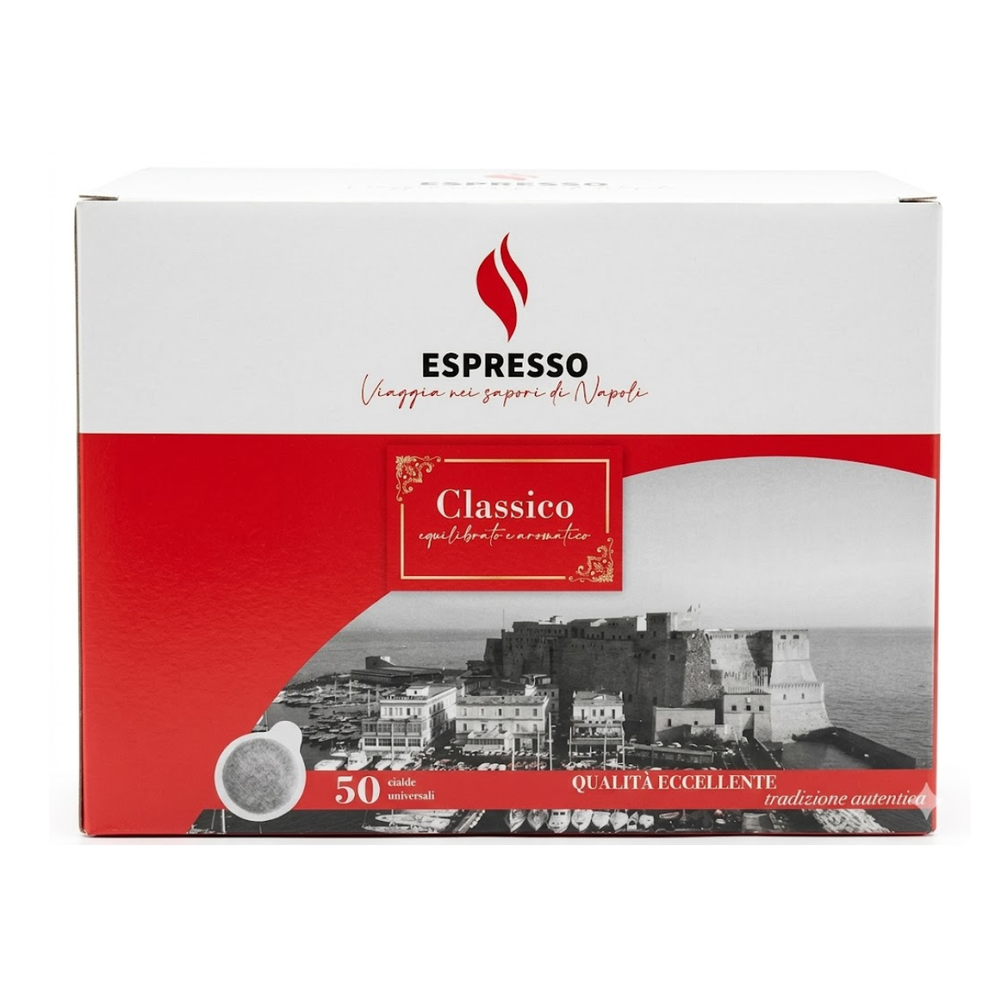 Scatola da 50 pezzi delle cialde Espresso Italiano miscela Classica