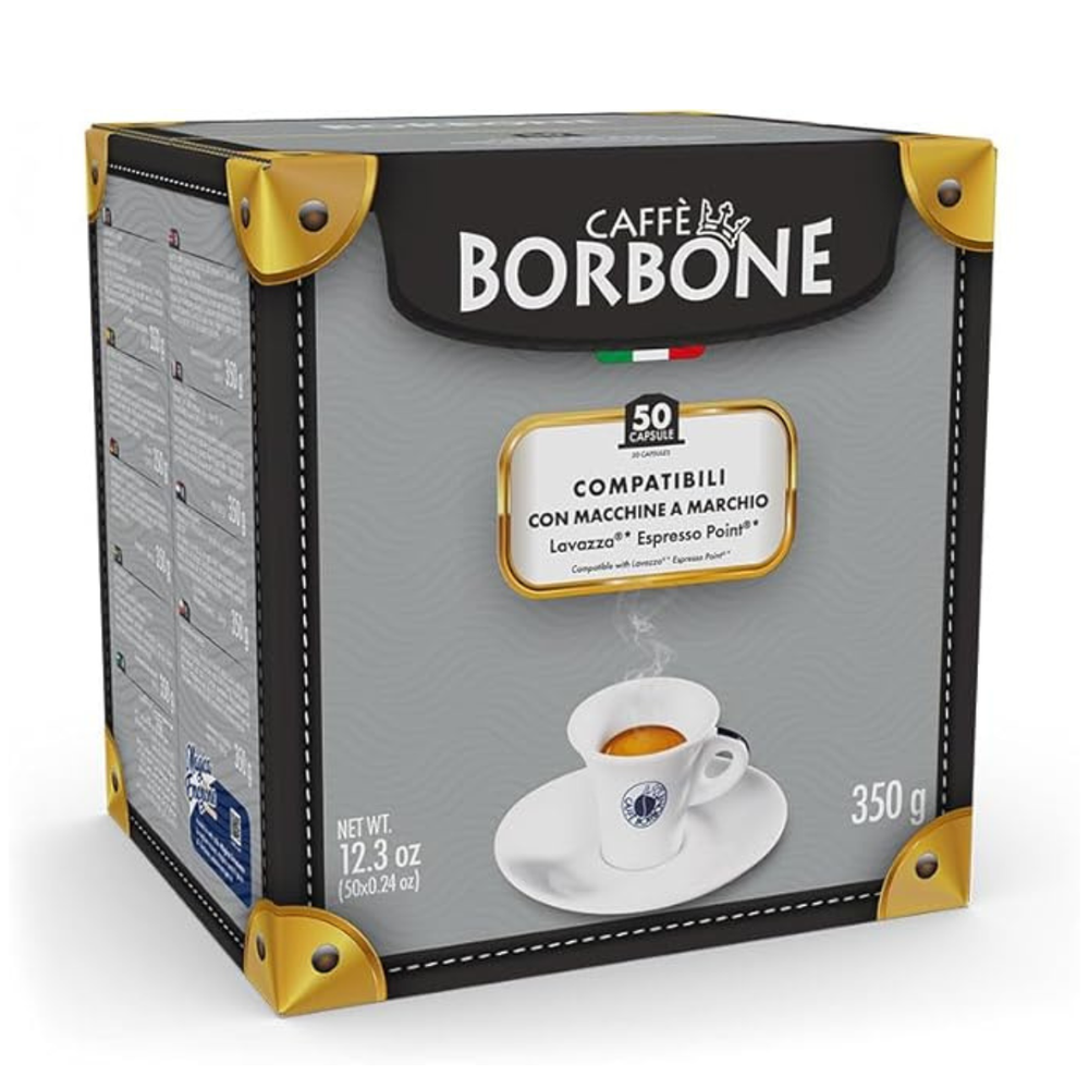 Scatola delle capsule caffè Borbone compatibili Lavazza Espresso Point da 50 pz