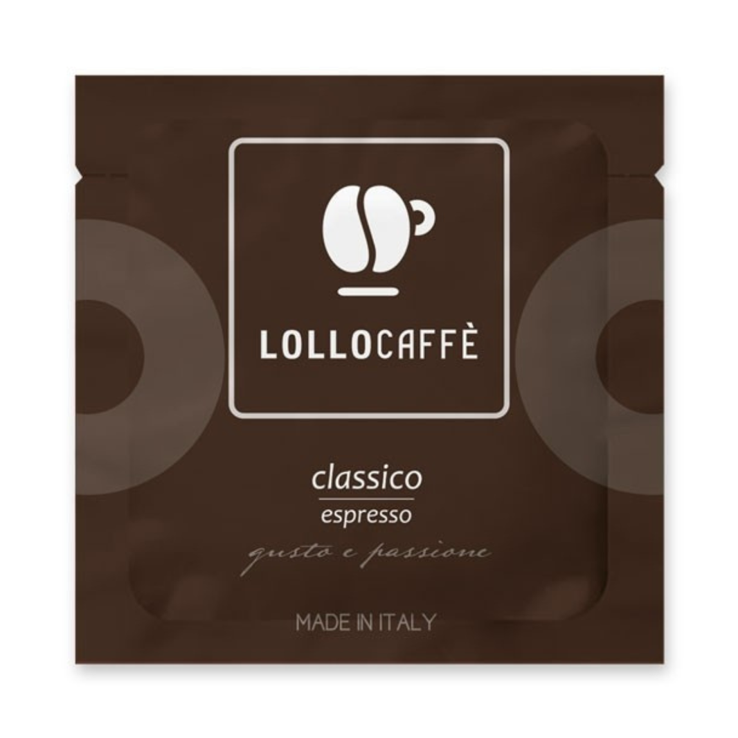 image Singola confezione delle Lollo Caffè cialde compostabili Miscela CLASSICA
