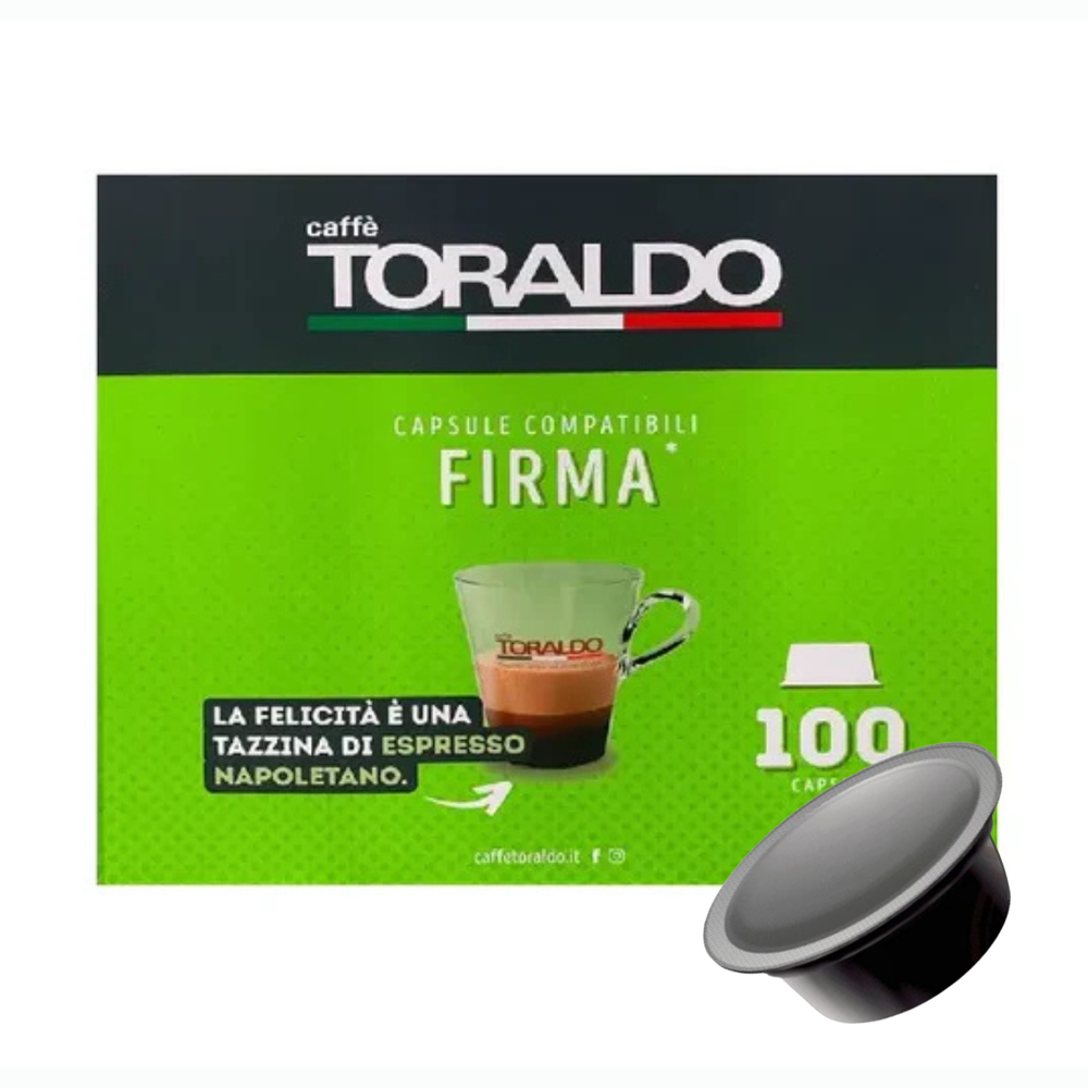 Toraldo capsule caffè deca compatibili Lavazza Firma da 100 pz