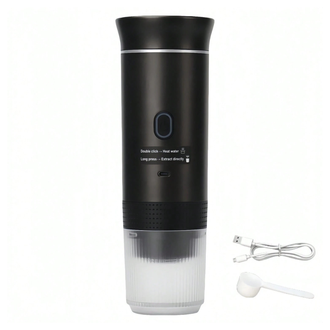image macchina del caffè portatile ricaricabile tramite cavetto USB