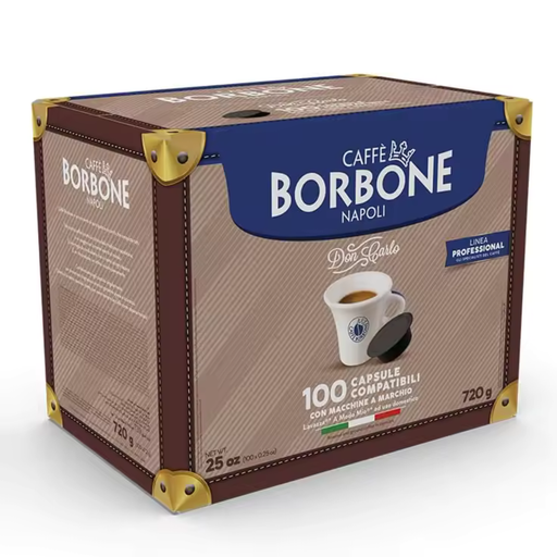 scatola caffe Borbone Don Carlo da 100 pz